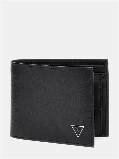 wallet man black GUESS | SMCSLELEA20/BLA